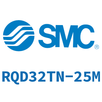 Double clevis type thin cylinder with air cushion-RQD32TN-25M