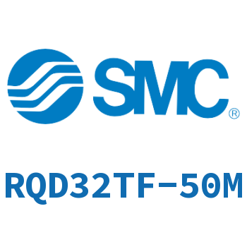 Double clevis type thin cylinder with air cushion-RQD32TF-50M