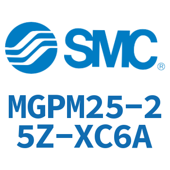 薄型导杆气缸 MGPM25-25Z-XC6A