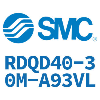 Double clevis type thin cylinder with air cushion-RDQD40-30M-A93VL