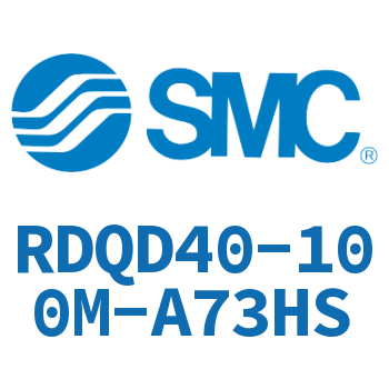 Double clevis type thin cylinder with air cushion-RDQD40-100M-A73HS