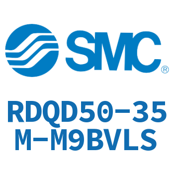 Double clevis type thin cylinder with air cushion-RDQD50-35M-M9BVLS