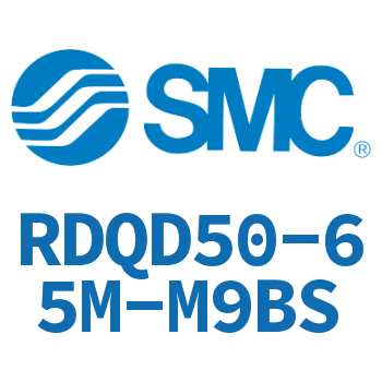 Double clevis type thin cylinder with air cushion-RDQD50-65M-M9BS