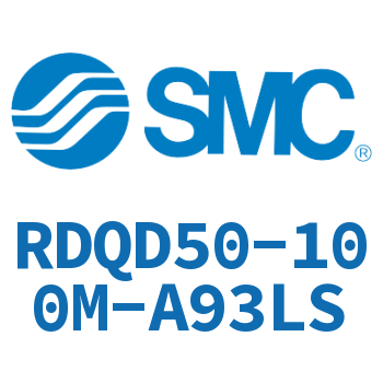 Double clevis type thin cylinder with air cushion-RDQD50-100M-A93LS