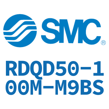 Double clevis type thin cylinder with air cushion-RDQD50-100M-M9BS