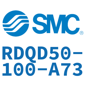 Double clevis type thin cylinder with air cushion-RDQD50-100-A73