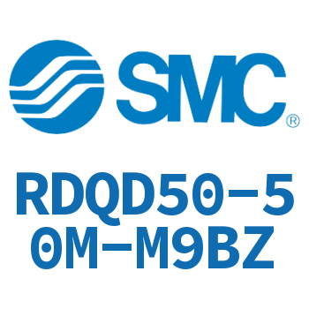 Double clevis type thin cylinder with air cushion-RDQD50-50M-M9BZ