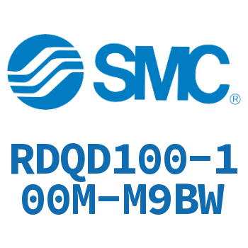 Double clevis type thin cylinder with air cushion-RDQD100-100M-M9BW