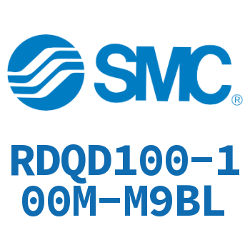 Double clevis type thin cylinder with air cushion-RDQD100-100M-M9BL