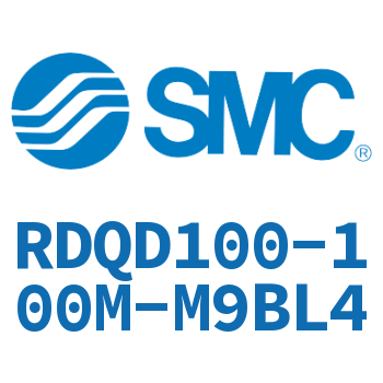 Double clevis type thin cylinder with air cushion-RDQD100-100M-M9BL4
