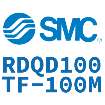 Double clevis type thin cylinder with air cushion-RDQD100TF-100M