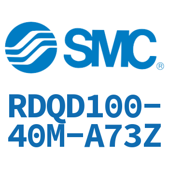 Double clevis type thin cylinder with air cushion-RDQD100-40M-A73Z