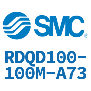 Double clevis type thin cylinder with air cushion-RDQD100-100M-A73