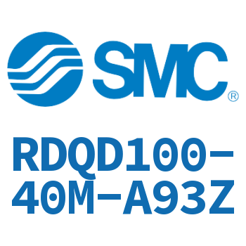 Double clevis type thin cylinder with air cushion-RDQD100-40M-A93Z