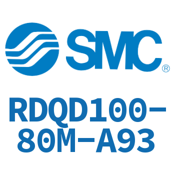 Double clevis type thin cylinder with air cushion-RDQD100-80M-A93