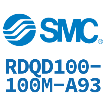 Double clevis type thin cylinder with air cushion-RDQD100-100M-A93