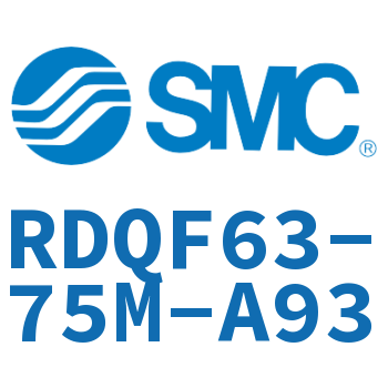 Slim cylinder with air cushion/rod side flange-RDQF63-75M-A93