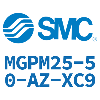 薄型导杆气缸 MGPM25-50-AZ-XC9