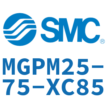 薄型导杆气缸 MGPM25-75-XC85