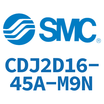 双耳环型迷你气缸 CDJ2D16-45A-M9N