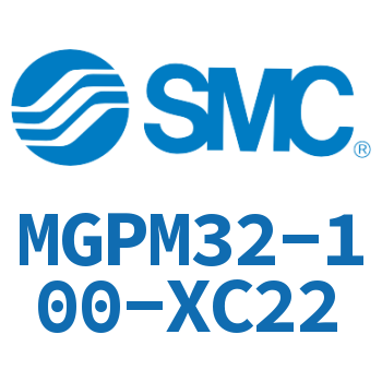 薄型导杆气缸 MGPM32-100-XC22