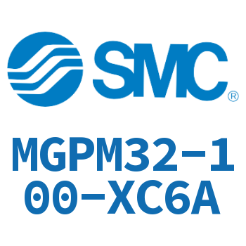 薄型导杆气缸 MGPM32-100-XC6A