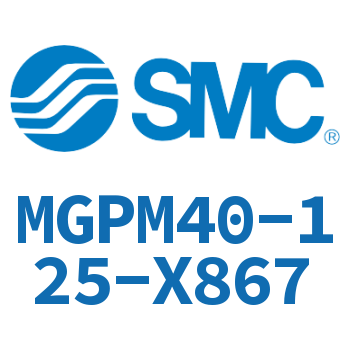 薄型导杆气缸 MGPM40-125-X867