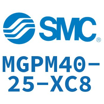 薄型导杆气缸 MGPM40-25-XC8