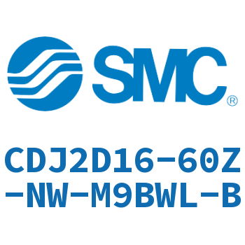 双耳环型迷你气缸 CDJ2D16-60Z-NW-M9BWL-B