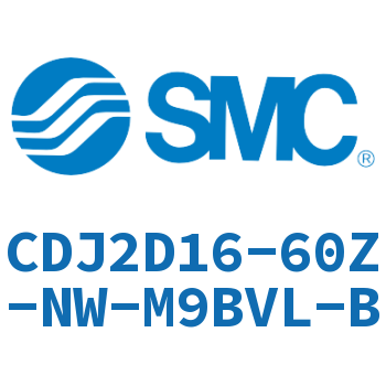 双耳环型迷你气缸 CDJ2D16-60Z-NW-M9BVL-B