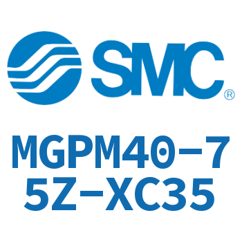薄型导杆气缸 MGPM40-75Z-XC35