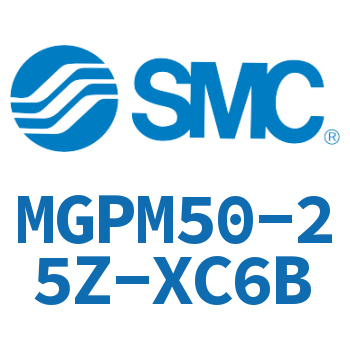 薄型导杆气缸 MGPM50-25Z-XC6B