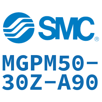 薄型导杆气缸 MGPM50-30Z-A90