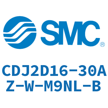 双耳环型迷你气缸 CDJ2D16-30AZ-W-M9NL-B