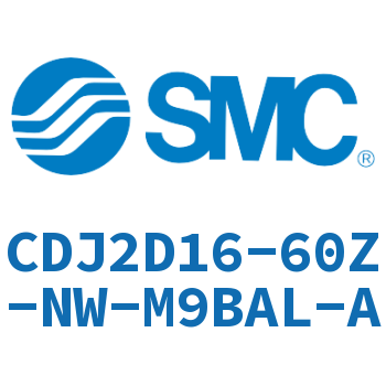 双耳环型迷你气缸 CDJ2D16-60Z-NW-M9BAL-A