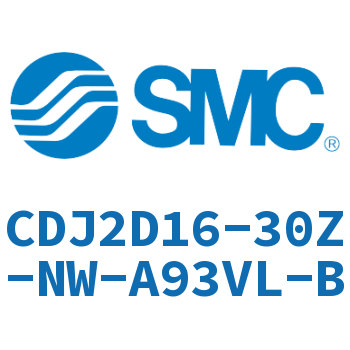 双耳环型迷你气缸 CDJ2D16-30Z-NW-A93VL-B