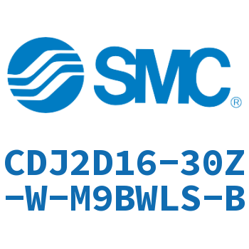 双耳环型迷你气缸 CDJ2D16-30Z-W-M9BWLS-B