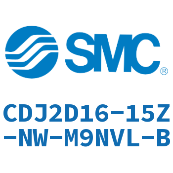 双耳环型迷你气缸 CDJ2D16-15Z-NW-M9NVL-B