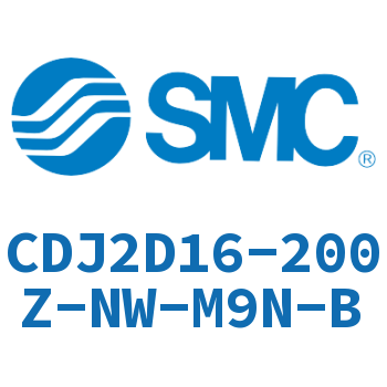 双耳环型迷你气缸 CDJ2D16-200Z-NW-M9N-B