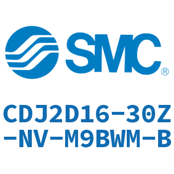 双耳环型迷你气缸 CDJ2D16-30Z-NV-M9BWM-B