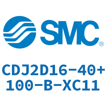 双耳环型迷你气缸 CDJ2D16-40+100-B-XC11