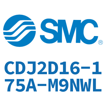 双耳环型迷你气缸 CDJ2D16-175A-M9NWL