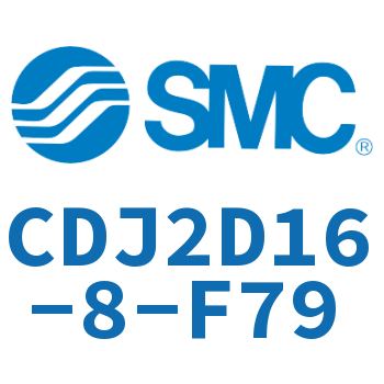 双耳环型迷你气缸 CDJ2D16-8-F79