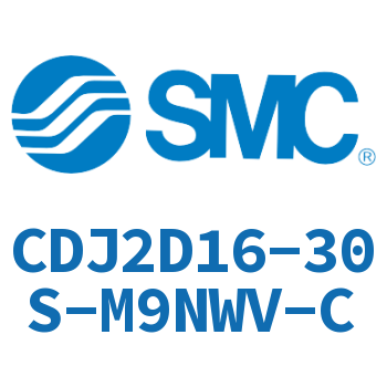 双耳环型迷你气缸 CDJ2D16-30S-M9NWV-C