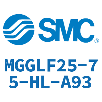 Front mounting flange type/guide cylinder-MGGLF25-75-HL-A93