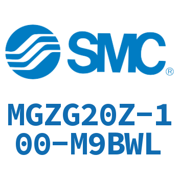 Non-rotating rod type multiplier cylinder-MGZG20Z-100-M9BWL