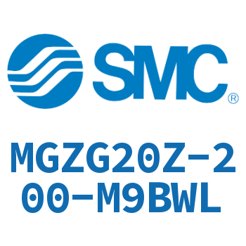 Non-rotating rod type multiplier cylinder-MGZG20Z-200-M9BWL