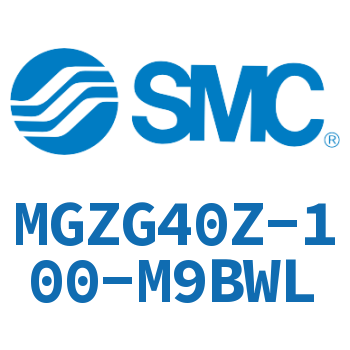 Non-rotating rod type multiplier cylinder-MGZG40Z-100-M9BWL