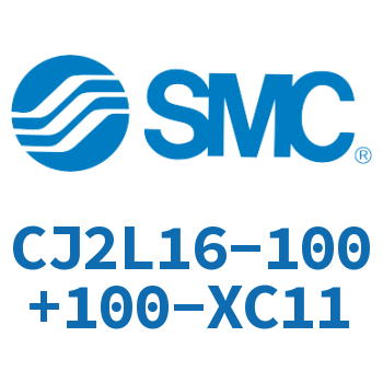 脚座型不锈钢迷你气缸 CJ2L16-100+100-XC11