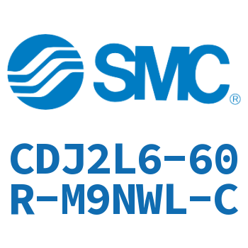 脚座型不锈钢迷你气缸 CDJ2L6-60R-M9NWL-C